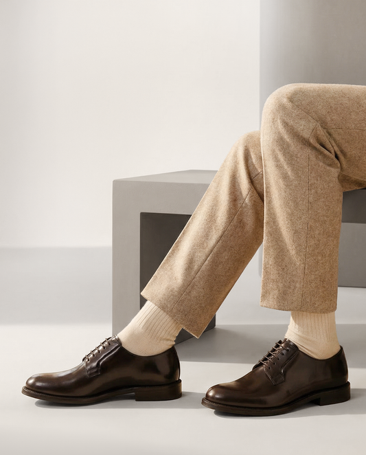 Derby in Pelle di Vitello Abrasivata