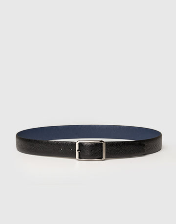 Cintura in pelle bottolata reversibile
