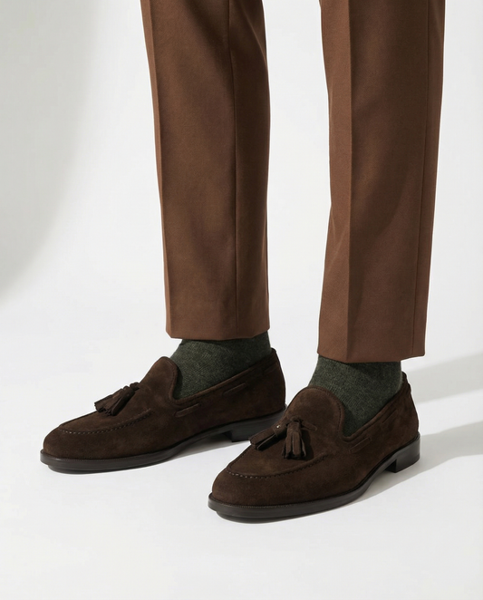 Calze Uomo Lunghe in Cotone e Cashmere