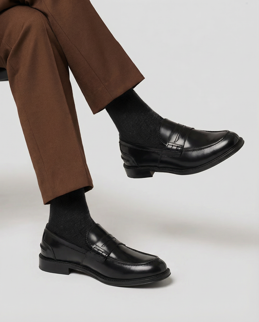 Calze Uomo Lunghe in Cotone e Cashmere