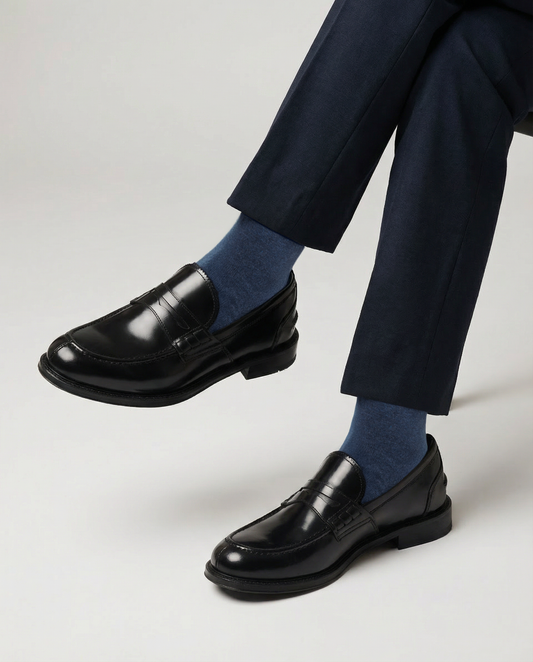 Calze Uomo Lunghe in Cotone e Cashmere