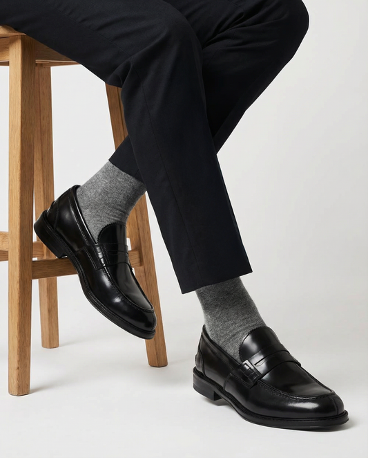 Calze Uomo Lunghe in Cotone e Cashmere