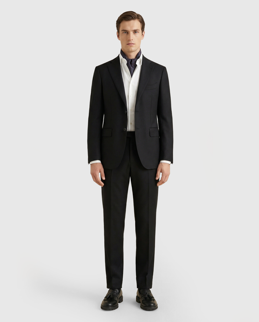 Completo monopetto in lana 21 Micron Montecarlo